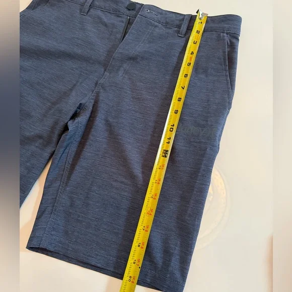 Hurley Men's Flat Front Shorts - 32W - Navy, Grey, Charcoal - 3-Pack - Lot of 3 - Picture 8 of 9